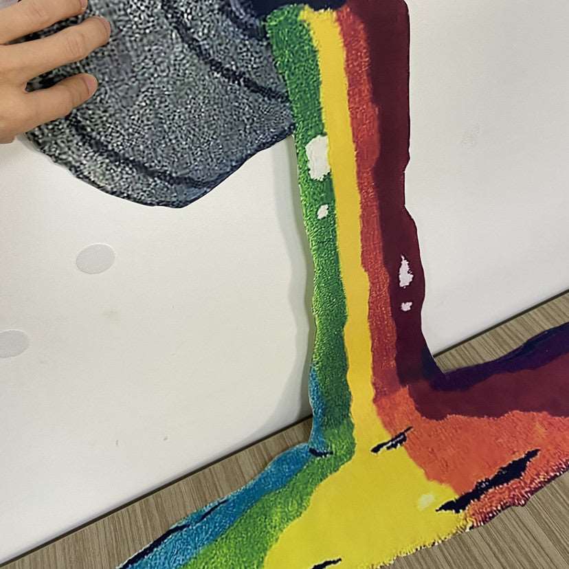 3D Wall Hanging Rainbow Bedside Pad Doormat - GimmeWarehouse