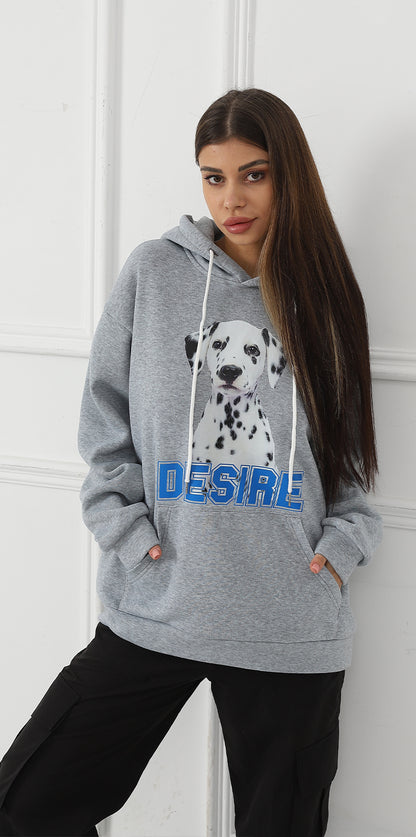 Women's Fashionable Casual Printed Long Sleeved Sweatshirt C.j Dropshipping