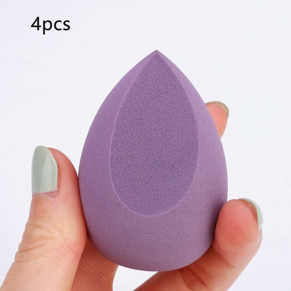 4pcs Makeup Blender Cosmetic Puff Makeup Sponge with Storage Box Foundation Powder Sponge Beauty Tool Women Make Up Accessories Gimme that