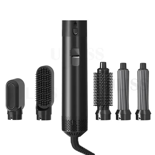 Multi Functional 5In1 Hair Dryer Comb Hair Curling Straightening Hair Gimme that