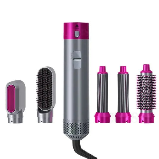 5In1 Hair Dryer Comb Hair Curler - GimmeWarehouse