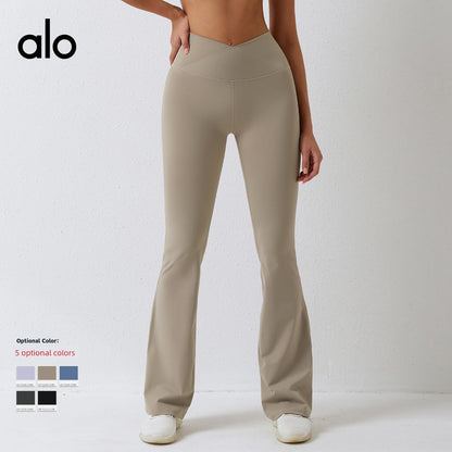 Alo Yoga In Stock Hip Lifting Loose Pants Sanding Dance - GimmeWarehouse