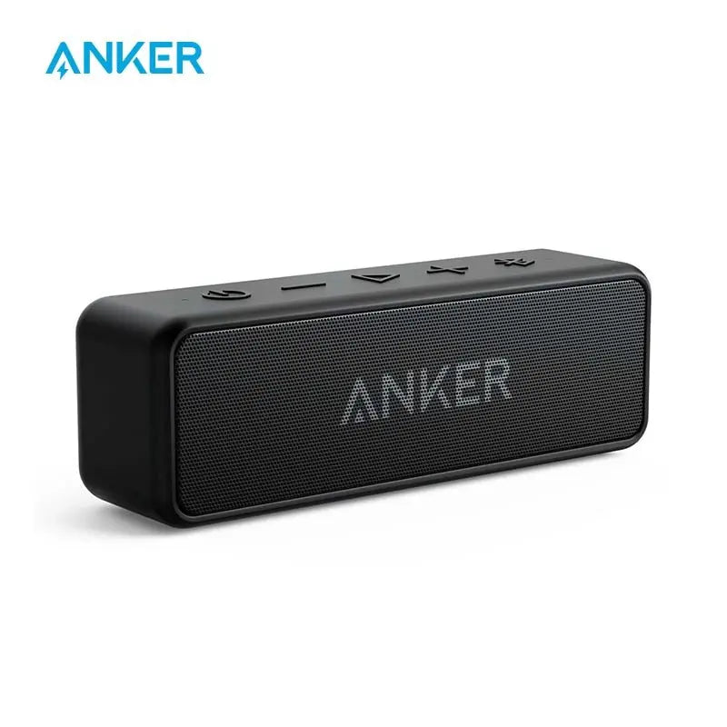 Anker Soundcore 2 Portable Bluetooth Wireless Speaker Better Bass 24-Hour Playtime 66ft Bluetooth Range IPX7 Water Resistance Gimme that