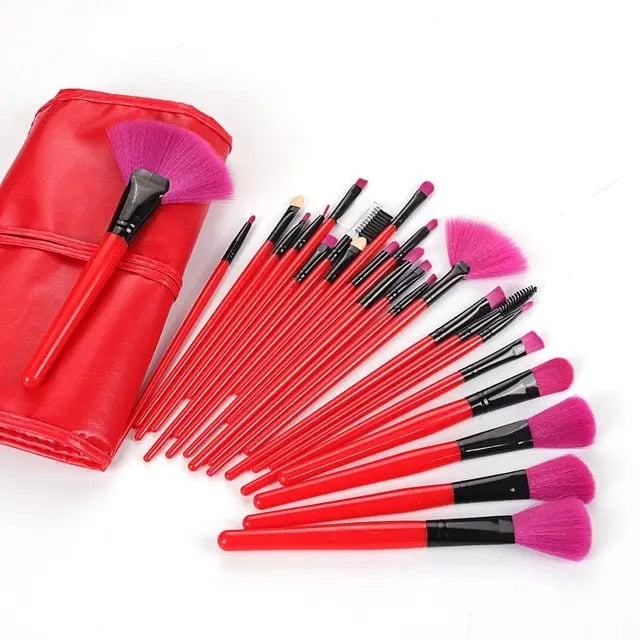 Gift Bag Of  24 pcs Makeup Brush Sets Professional Cosmetics Brushes Eyebrow Powder Foundation Shadows Pinceaux Make Up Tools Gimme that