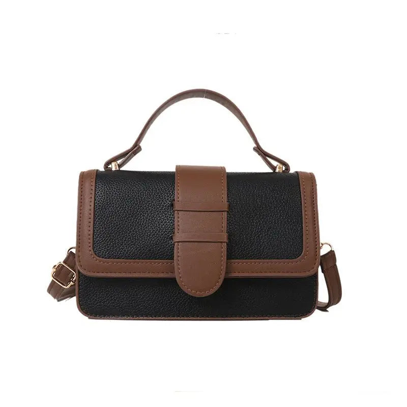 Block Square Magnetic Buckle Crossbody Bag - GimmeWarehouse