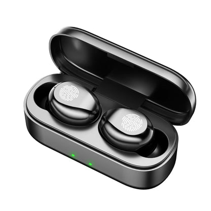 M10M30 Bluetooth Headset High-Capacity Wireless Private Model TWS New F9 Smiley Face Binaural 5.1 Noise Cancellation Gimme that