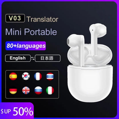 Bluetooth Translation Simultaneous Earbuds - GimmeWarehouse