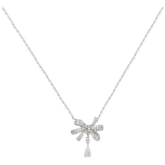 Bow Necklace Niche Chain For Women - GimmeWarehouse