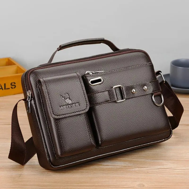 One Shoulder Bag Men's Cross Shoulder Bag Casual Handbag Business One Shoulder Cross Body Bag Men's Satchel Design Hanging Bag Gimme that