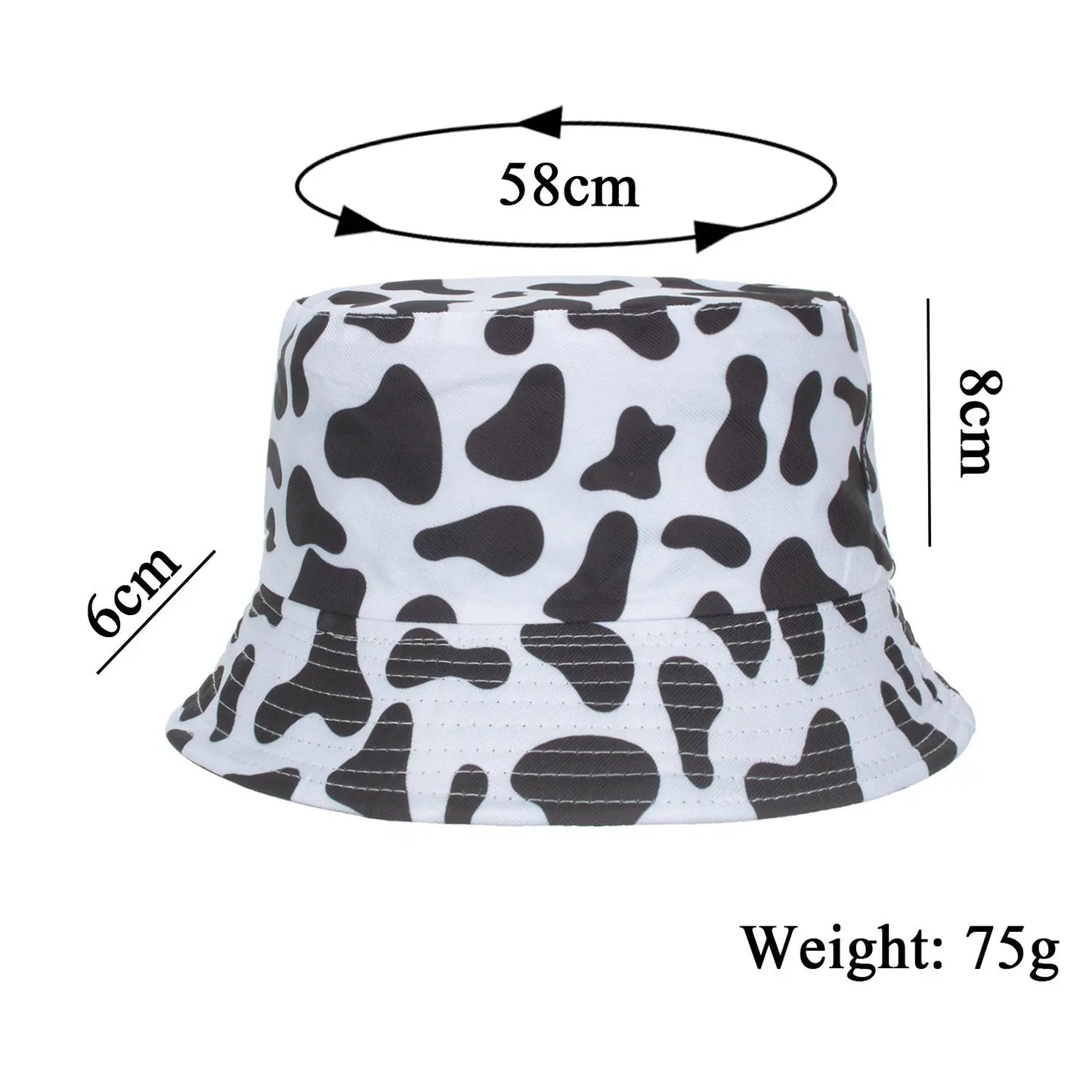 Cow Sun-Proof Bucket Hat - GimmeWarehouse