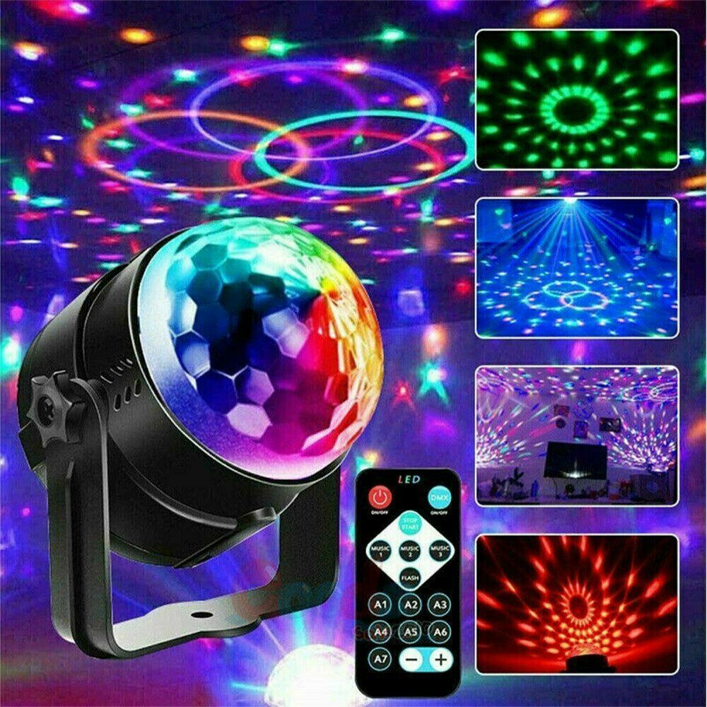 Disco Party Lights Strobe LED DJ Ball Sound Activated Bulb Dance Lamp Decoration - GimmeWarehouse