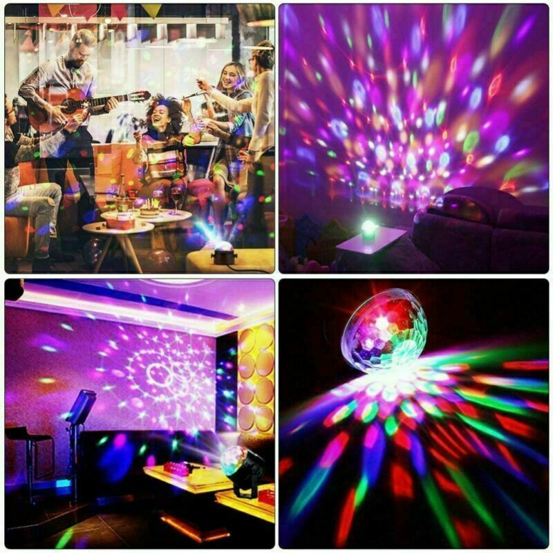 Disco Party Lights Strobe LED DJ Ball Sound Activated Bulb Dance Lamp Decoration - GimmeWarehouse