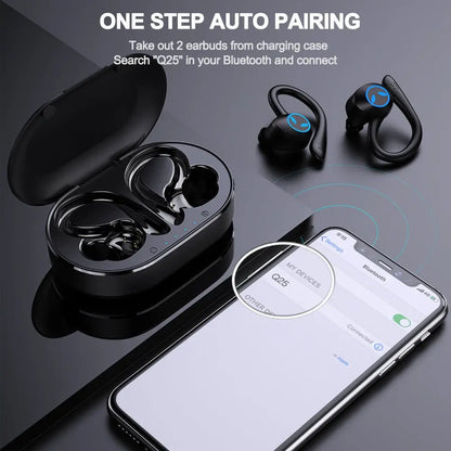 Ear-Mounted Noise-Cancelling Bluetooth Waterproof Gaming Headset - GimmeWarehouse