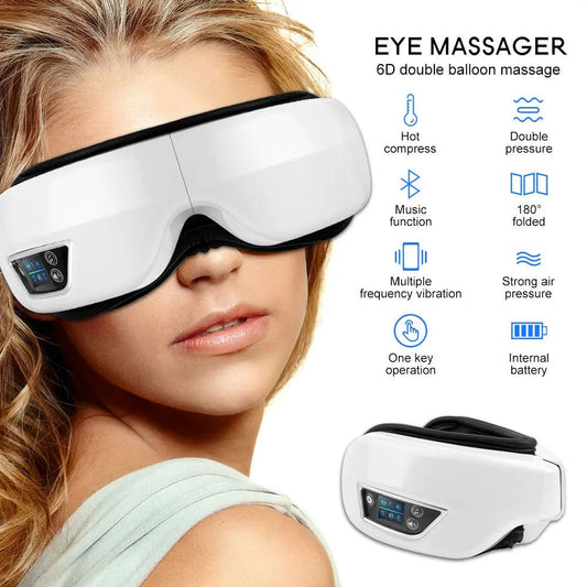 Electric Vibration Bluetooth Eye Massager - GimmeWarehouse