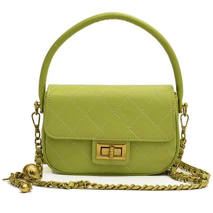 Fashion Plaid Square Lock clasp Square Bag - GimmeWarehouse