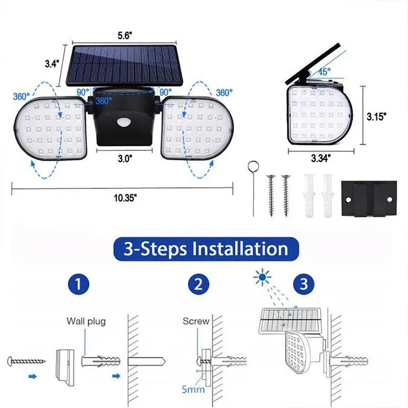 Garden Led Body Sensor Landscape Street Lights - GimmeWarehouse