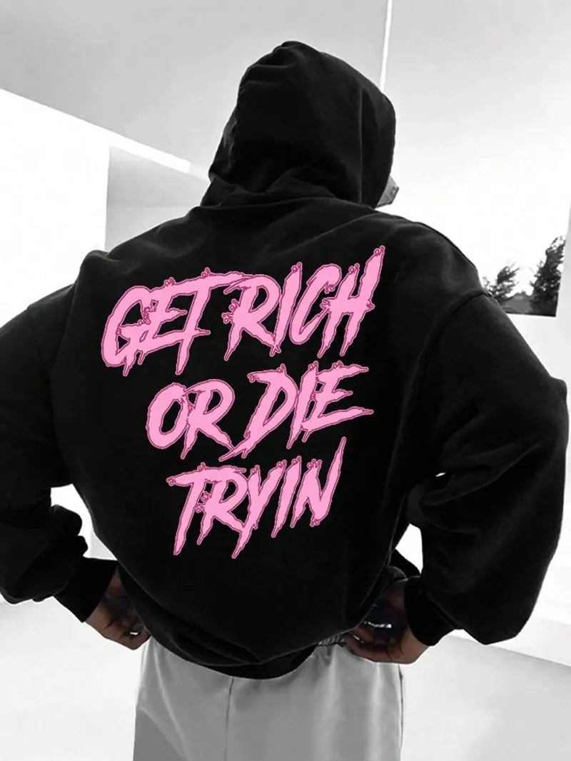 Get Rich or Die Tryin Hoodie - GimmeWarehouse