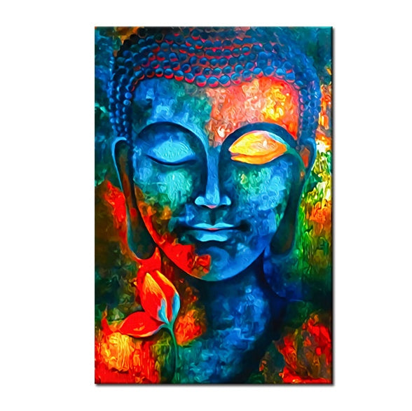 God Buddha Wall Art Canvas  Modern Buddha Canvas Art Paintings On The Wall Canvas Pictures Buddhism Posters Wall Decor - GimmeWarehouse