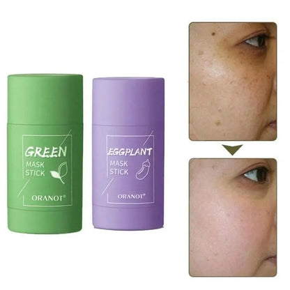 Green Tea Mask Stick Cleansing Face Clean Mask Mud - GimmeWarehouse