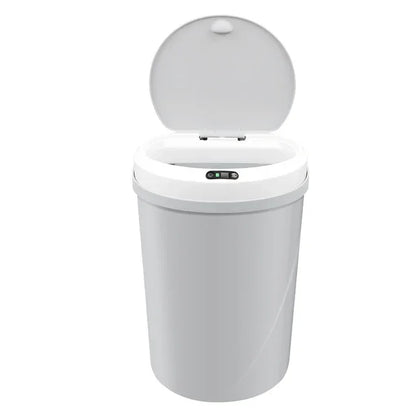 Hot Smart Automatic Touch Sensor Garbage Can Plastic Trash Can Kitchen Toilet Bedroom Cans Room Be Household Capacity 12L - GimmeWarehouse