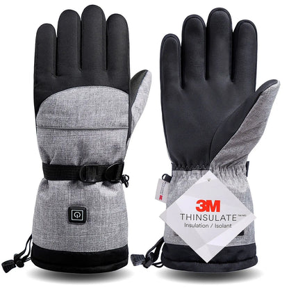 Intelligent Touch Warm Waterproof Outdoor Electric Heating Gloves - GimmeWarehouse