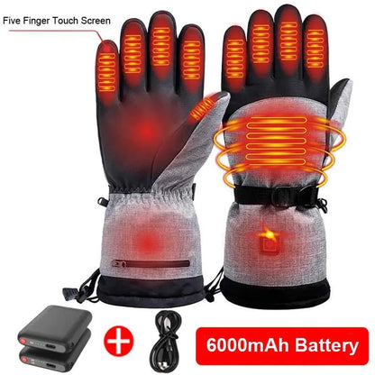 Intelligent Touch Warm Waterproof Outdoor Electric Heating Gloves - GimmeWarehouse