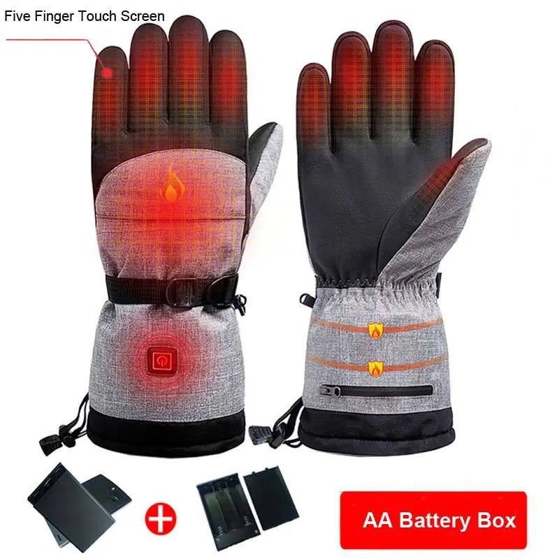 Intelligent Touch Warm Waterproof Outdoor Electric Heating Gloves - GimmeWarehouse