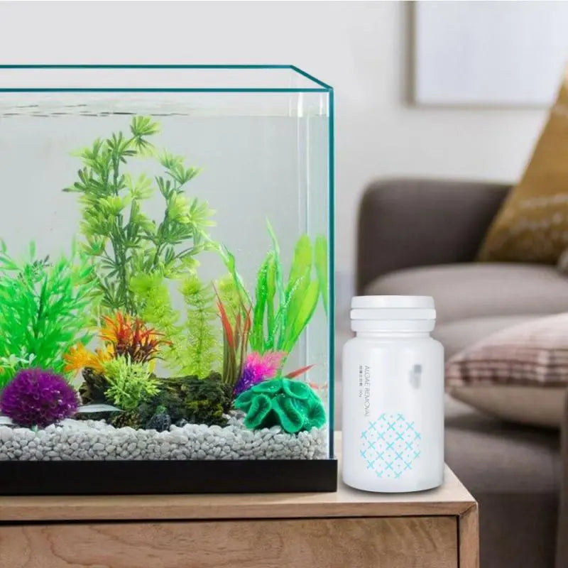 Italian Brand Fish Tank Moss and Algae Remover Agent Aquarium Potion - GimmeWarehouse