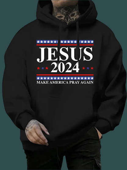 Jesus 2024 Inspirational Quote Hoodie - GimmeWarehouse