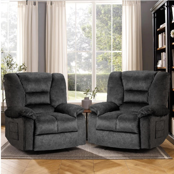 Living Room Recliner Chair Sofa With Massage And Heating - GimmeWarehouse