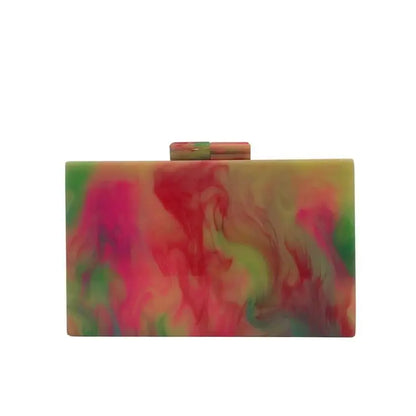 Marble Acrylic Dream Painted Handbag - GimmeWarehouse