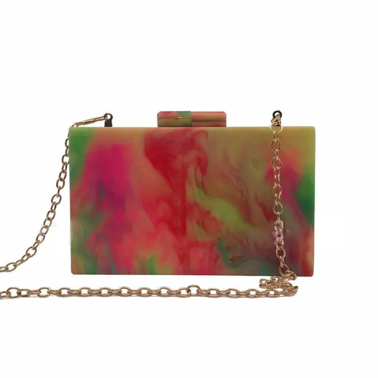 Marble Acrylic Dream Painted Handbag - GimmeWarehouse