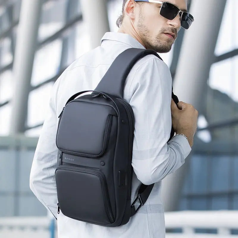 New Simple Men's Chest Bag Casual Messenger Bag Trend Japan And South Korea Shoulder Bag Sling Bag Gimme that