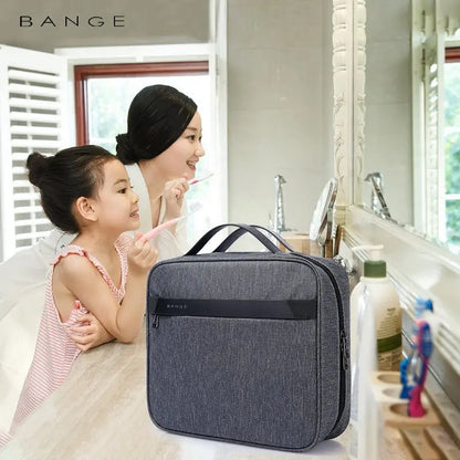 New Men's Wash Bag Dry And Wet Separation Convenient Travel Folding Female Storage Bag Cosmetic Handbag Gimme that