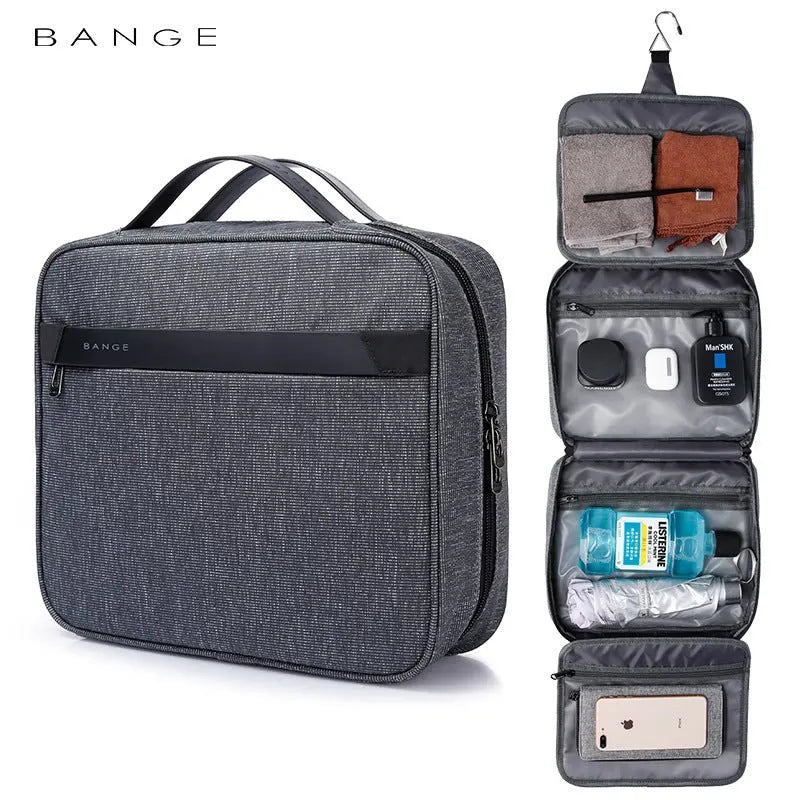 New Men's Wash Bag Dry And Wet Separation Convenient Travel Folding Female Storage Bag Cosmetic Handbag Gimme that