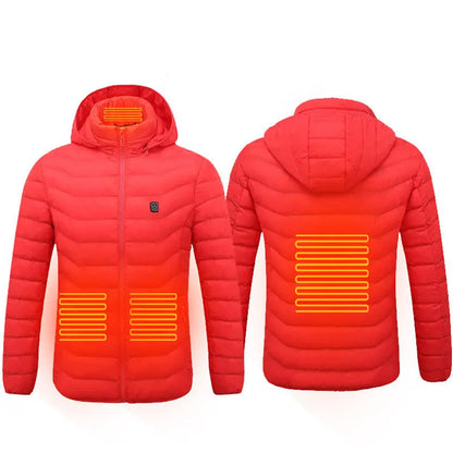 New Heated Jacket Coat USB Electric Jacket Cotton Coat Heater Thermal Clothing Heating Vest Men's Clothes Winter Gimme that