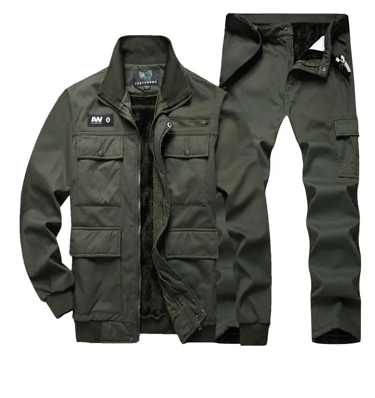 Men's Labor Protection Wear-resistant, Dirt-resistant And Iron-proof Work Clothes Gimme that