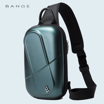 New Shoulder Bag Men's Messenger Bag Sports Chest Bag Hard Shell Waterproof Men's Bag Sling Bag Gimme that