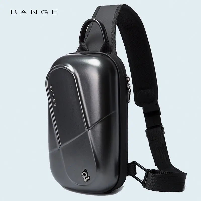 New Shoulder Bag Men's Messenger Bag Sports Chest Bag Hard Shell Waterproof Men's Bag Sling Bag Gimme that