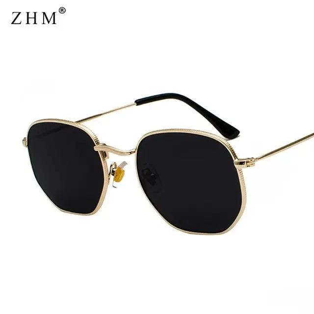 Men's Square Metal Frame Sunglasses Gimme that