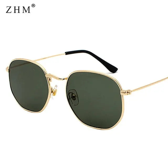 Men's Square Metal Frame Sunglasses Gimme that