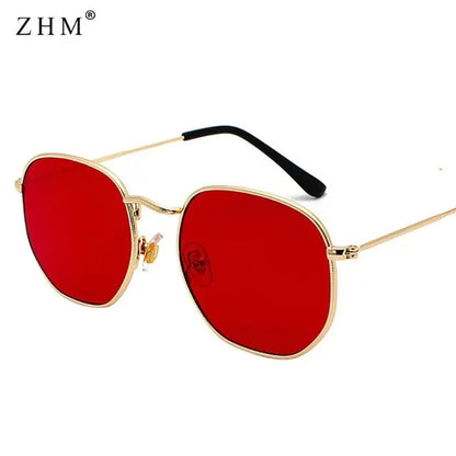 Men's Square Metal Frame Sunglasses Gimme that