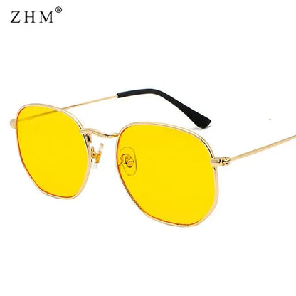 Men's Square Metal Frame Sunglasses Gimme that