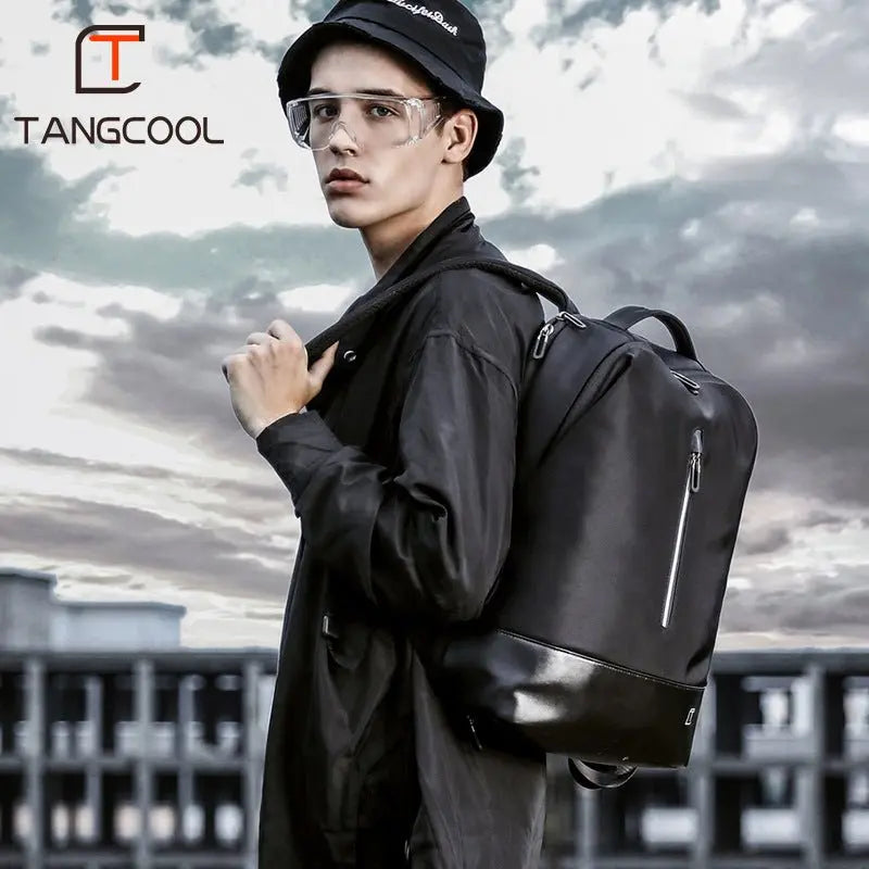 New Men's Wear-Resistant Oxford Korean Version Charging Backpack Casual Multi-Compartment Waterproof Backpack Computer Backpack Gimme that