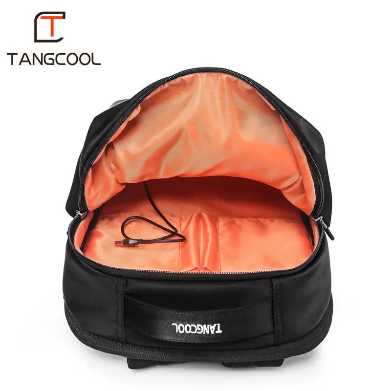 New Men's Wear-Resistant Oxford Korean Version Charging Backpack Casual Multi-Compartment Waterproof Backpack Computer Backpack Gimme that