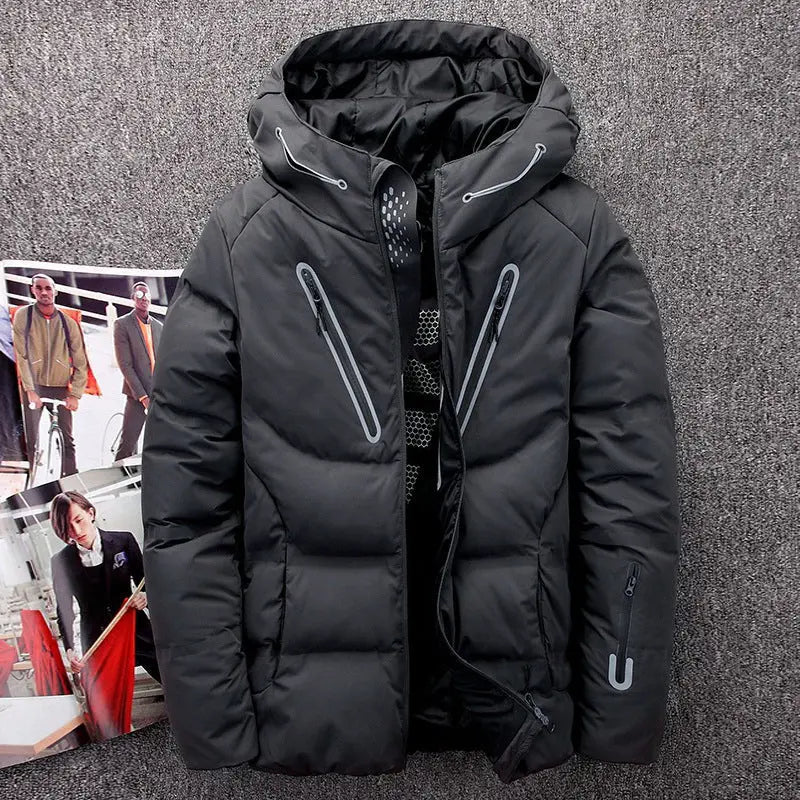 Men's hooded down jacket winter casual down jacket Gimme that