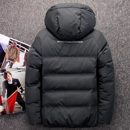 Men's hooded down jacket winter casual down jacket Gimme that