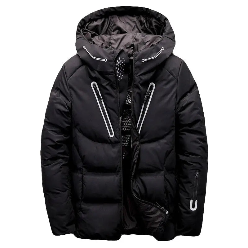 Men's hooded down jacket winter casual down jacket Gimme that