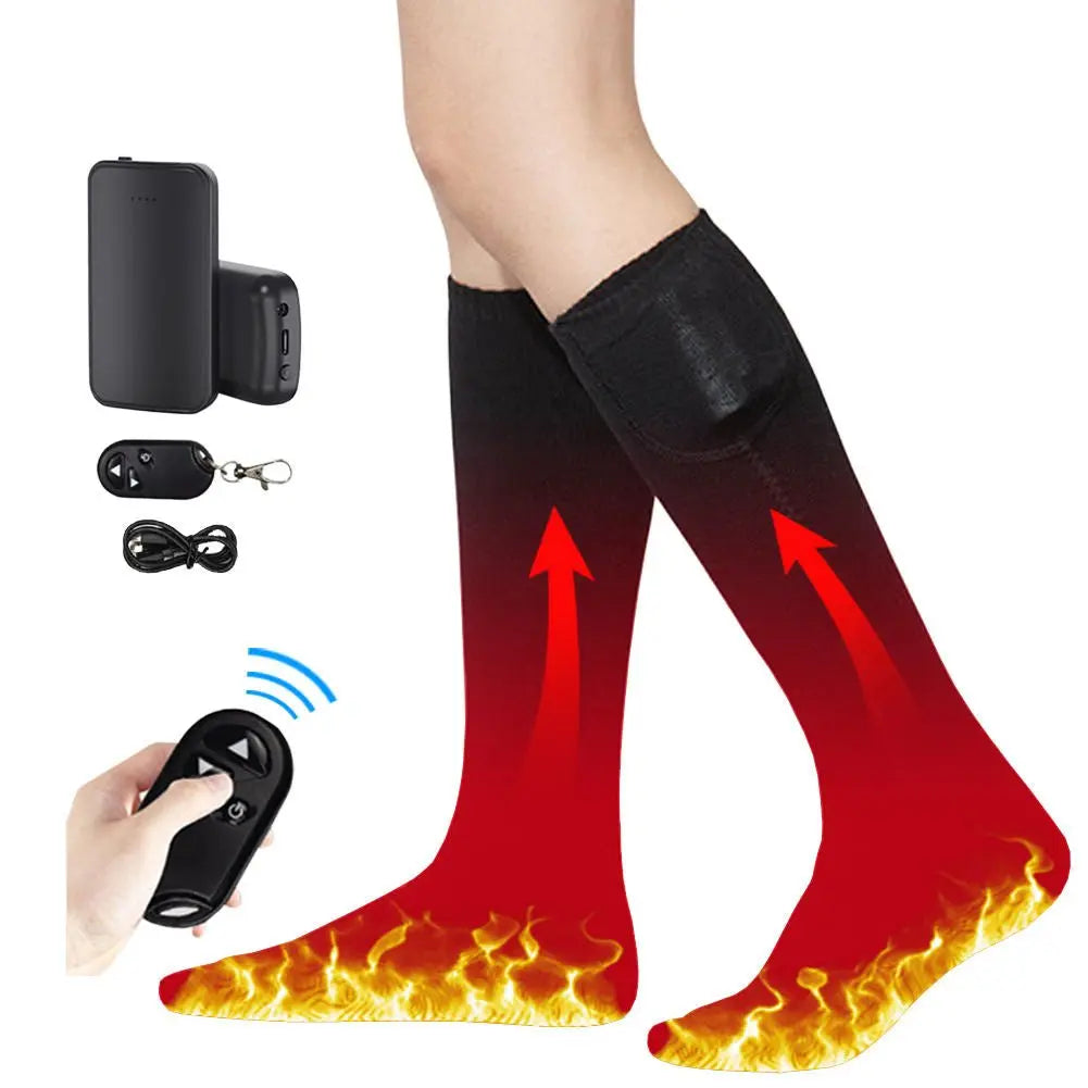 Men and Women Remote Control Outdoor Warm Keep Heating Socks - GimmeWarehouse