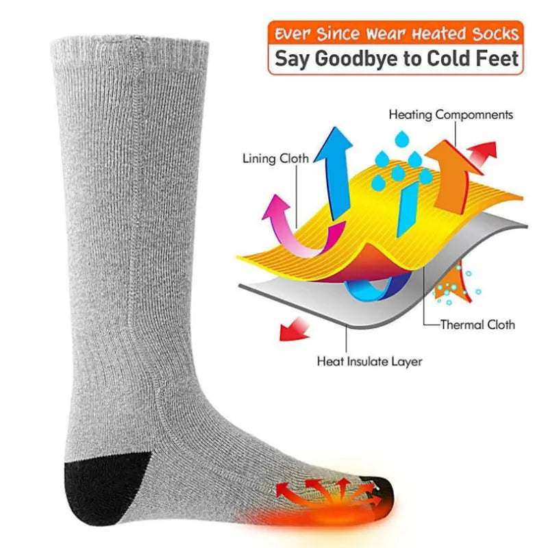 Men and Women Remote Control Outdoor Warm Keep Heating Socks - GimmeWarehouse